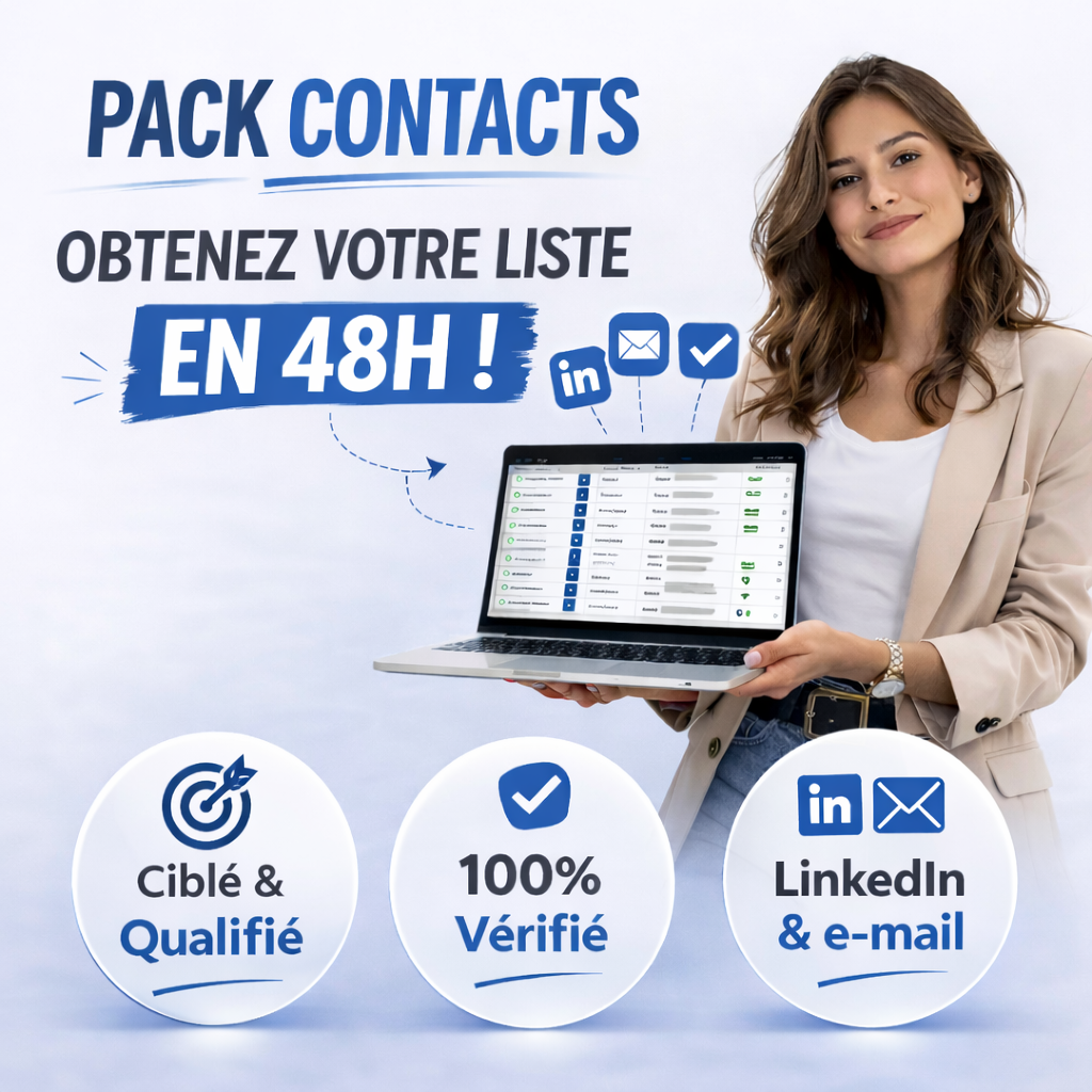 Pack Contacts – Obtenez votre liste en 48h !